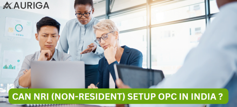 CAN NRI (NON RESIDENT) SETUP OPC IN INDIA