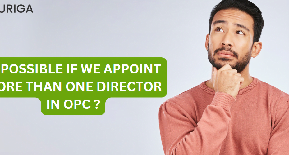 IS POSSIBLE IF WE APPOINT MORE THAN ONE DIRECTOR IN OPC? 15 AURIGA ACCOUNTING PRIVATE LIMITED IS POSSIBLE IF WE APPOINT MORE THAN ONE DIRECTOR IN OPC?