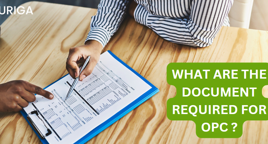 WHAT ARE THE DOCUMENTS REQUIRED FOR OPC? 7 AURIGA ACCOUNTING PRIVATE LIMITED WHAT ARE THE DOCUMENTS REQUIRED FOR OPC?