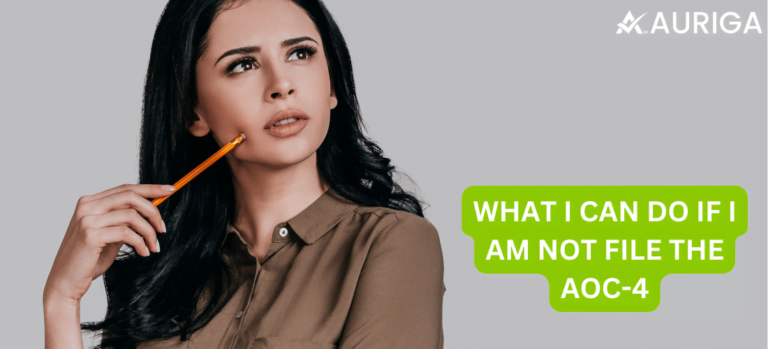 WHAT I CAN DO IF I AM NOT FILE THE AOC – 4?