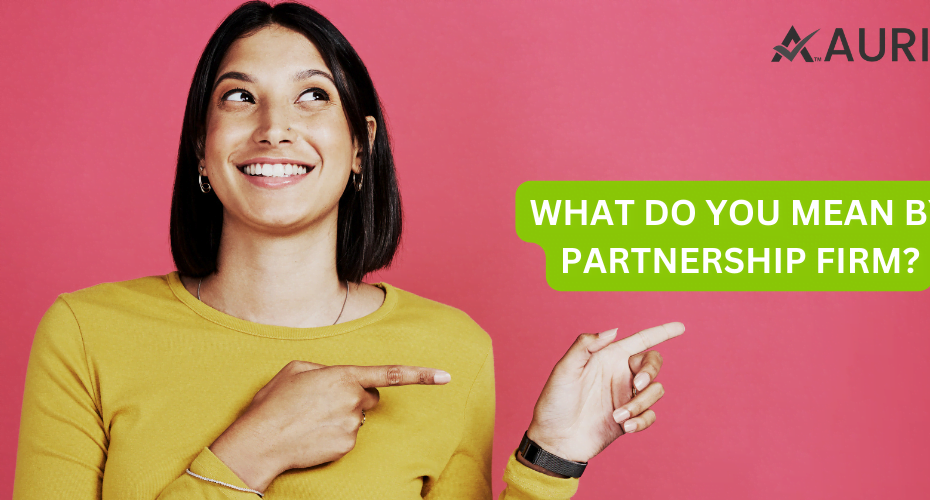 WHAT DO YOU MEAN BY PARTNERSHIP FIRM?