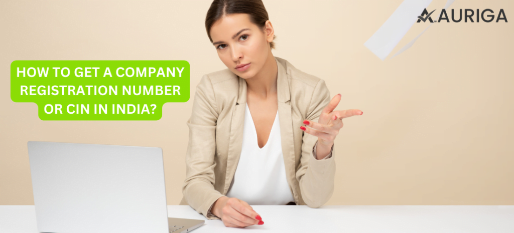 HOW TO GET A COMPANY REGISTRATION NUMBER OR CIN IN INDIA? 1 AURIGA ACCOUNTING PRIVATE LIMITED HOW TO GET A COMPANY REGISTRATION NUMBER OR CIN IN INDIA?