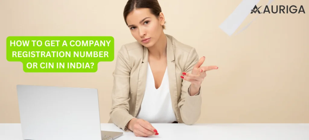 HOW TO GET A COMPANY REGISTRATION NUMBER OR CIN IN INDIA? 1 AURIGA ACCOUNTING PRIVATE LIMITED HOW TO GET A COMPANY REGISTRATION NUMBER OR CIN IN INDIA?