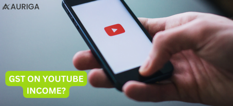 GST ON YOUTUBE INCOME?