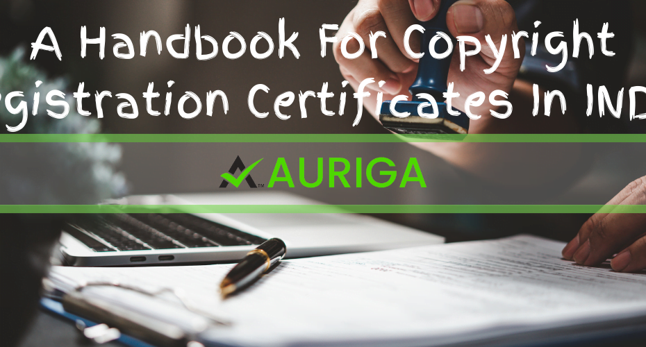 A Handbook for Copyright registration Certificate in india ?