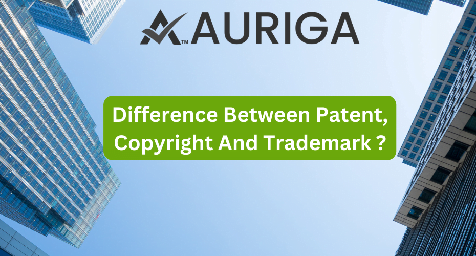 difference between patent copyright and trademark ?