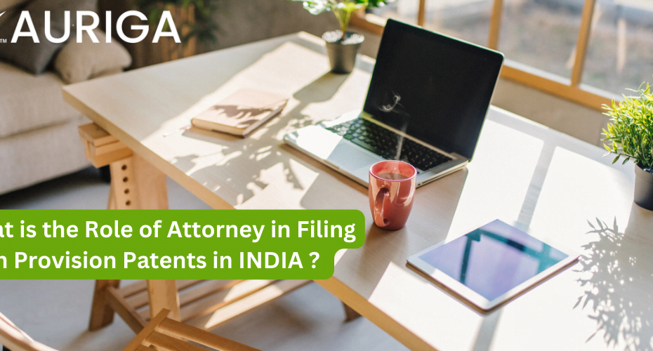 what is the role of attorney is filing in provision in India ?