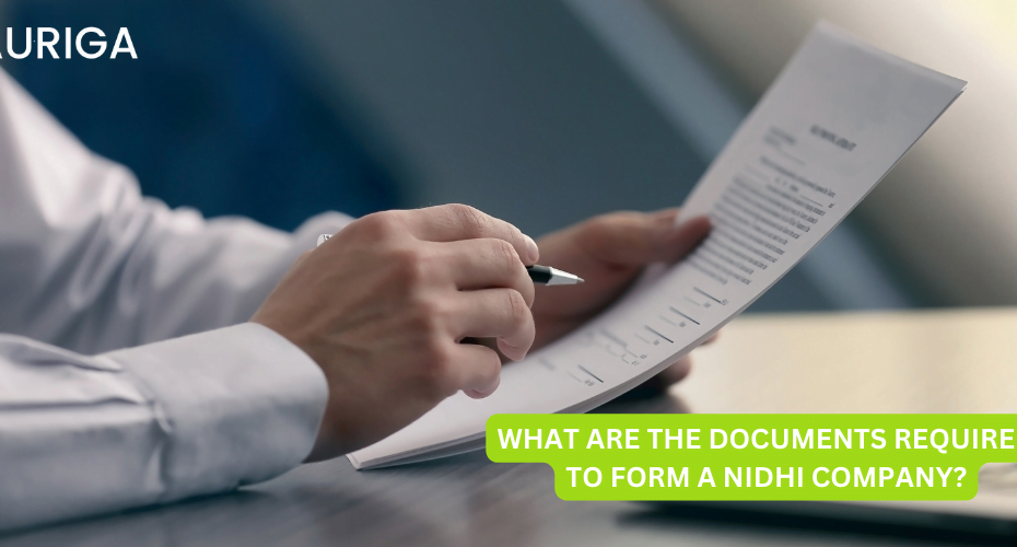 WHAT ARE THE DOCUMENTS REQUIRED TO FORM A NIDHI COMPANY?