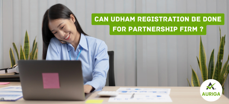 can udham registration be done for partnership firm ?