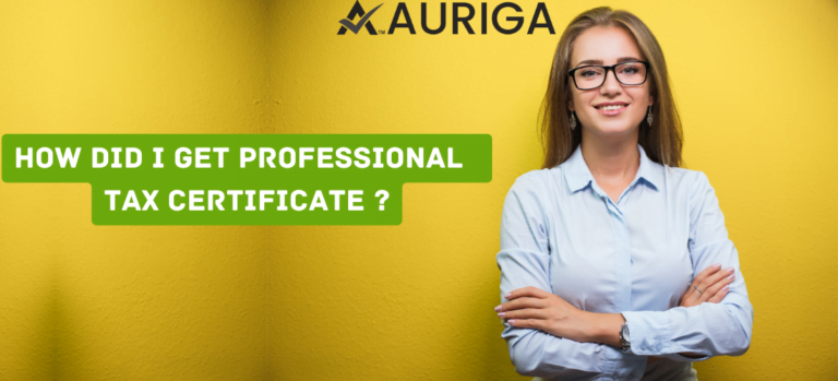 how did i get professional tax certificate ?