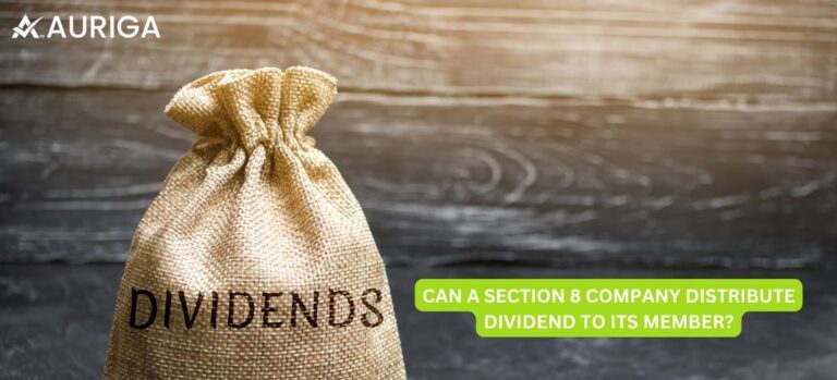 CAN A SECTION 8 COMPANY DISTRIBUTE DIVIDEND TO ITS MEMBER?