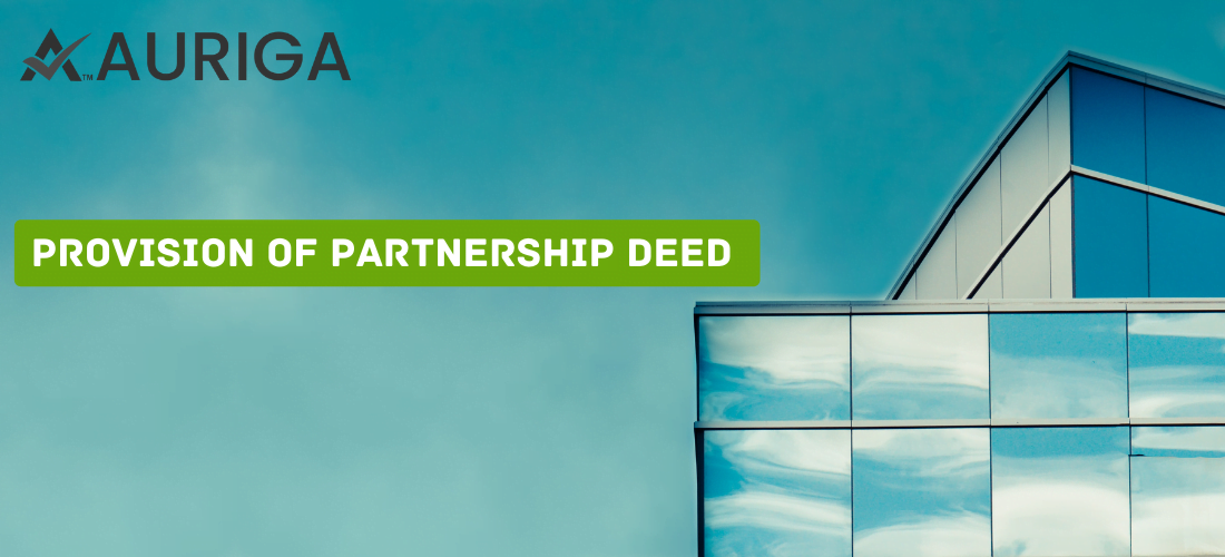 no.1 provision of partnership deed 1 AURIGA ACCOUNTING PRIVATE LIMITED deed | main provision of partnership deed