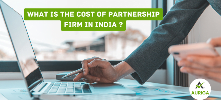what is the cost of partnership firm in India ?