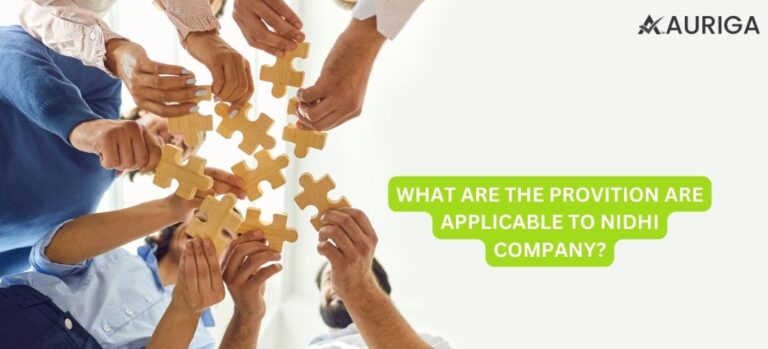 WHAT ARE THE PROVITION ARE APPLICABLE TO NIDHI COMPANY?