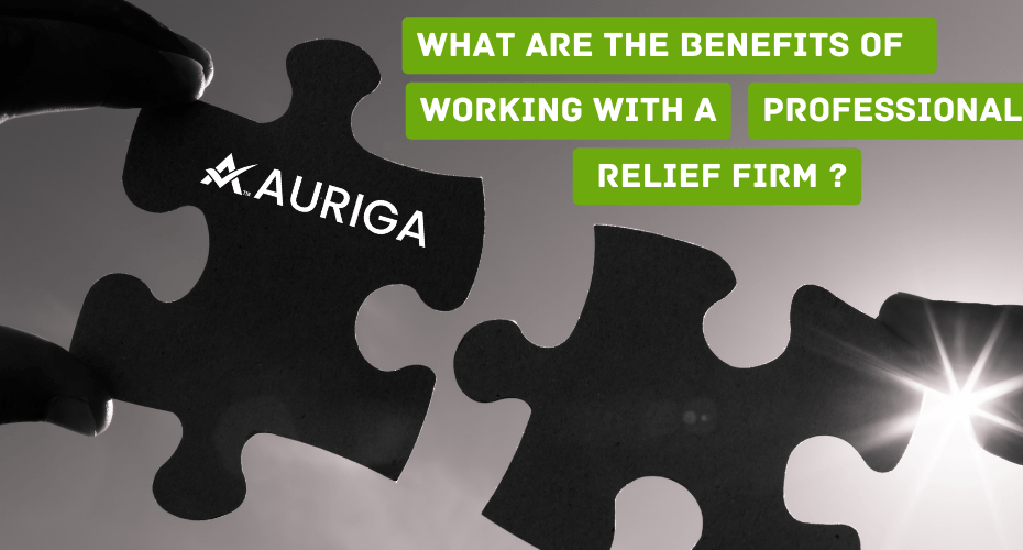 what are the benefits of working with a professional tax relief firm ?
