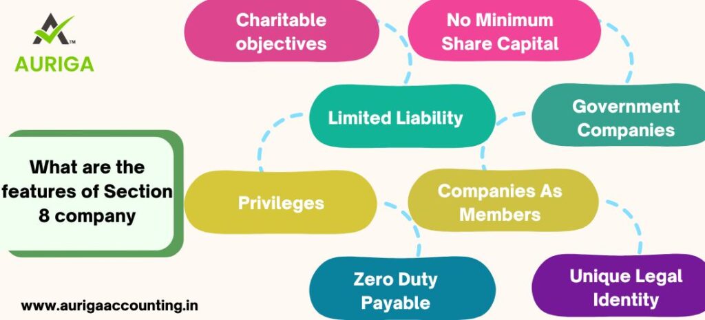 WHAT ARE THE MAIN OBJECTIVES OF SECTION 8 COMPANY? 2 AURIGA ACCOUNTING PRIVATE LIMITED THE MAIN OBJECTIVES OF SECTION 8 COMPANY