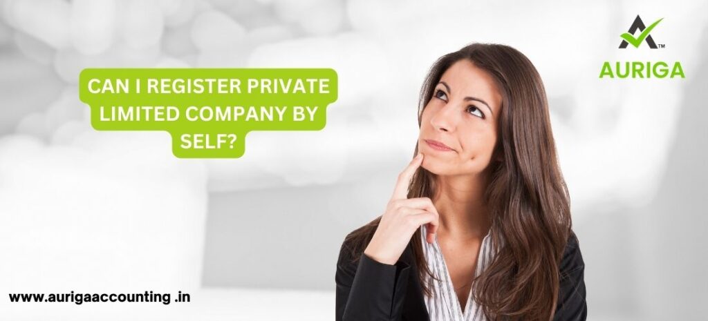 CAN I REGISTER PRIVATE LIMITED COMPANY BY SELF