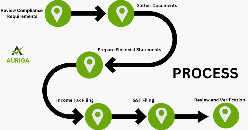 AURIGA ACCOUNTING PRIVATE LIMITED process pvt ltd company
