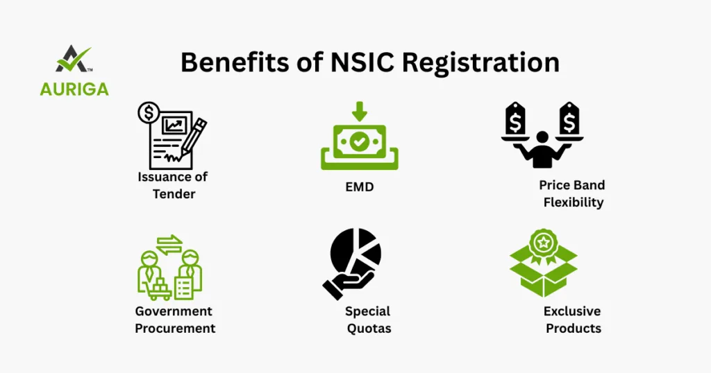 NSIC Registration 3 AURIGA ACCOUNTING PRIVATE LIMITED AURIGA ACCOUNTING PRIVATE LIMITED Benefit NSIC Registration