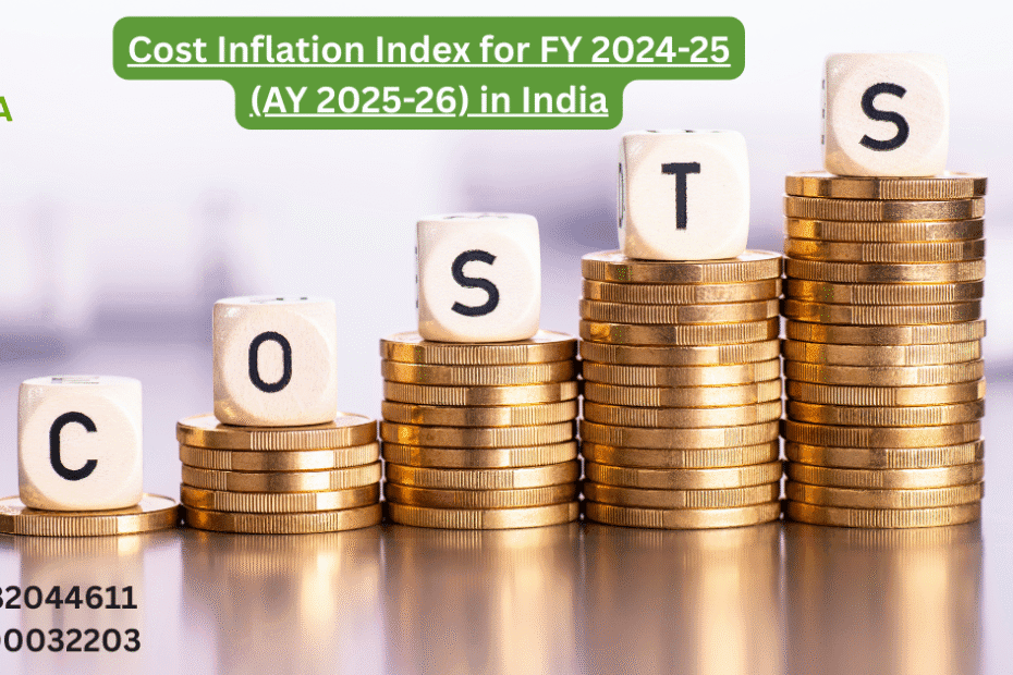 AURIGA ACCOUNTING PRIVATE LIMITED Cost Inflation Index for FY 2024 25 AY 2025 26 in India