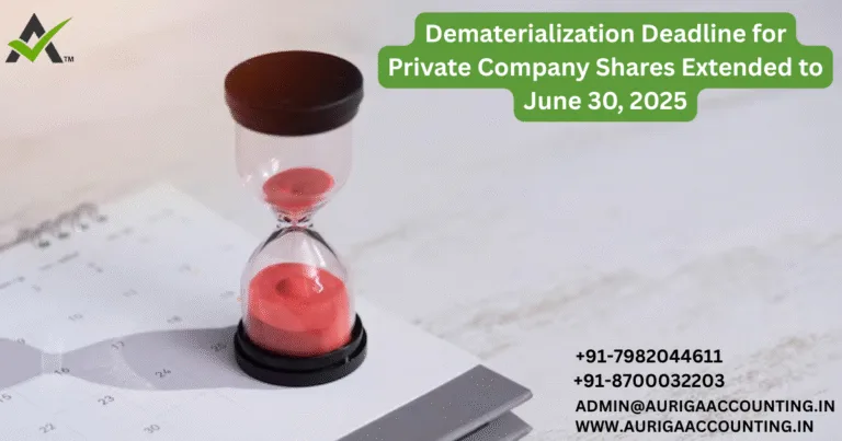 Dematerialization Deadline for Private Company Shares Extended to June 30, 2025