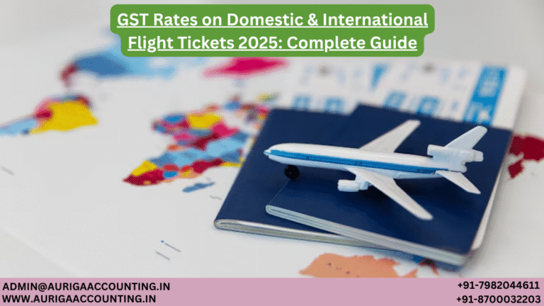 GST Rates on Domestic & International Flight Tickets 2025 Complete Guide