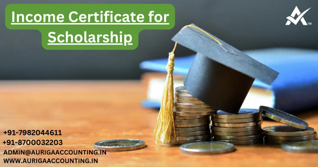AURIGA ACCOUNTING PRIVATE LIMITED Income Certificate for Scholarship