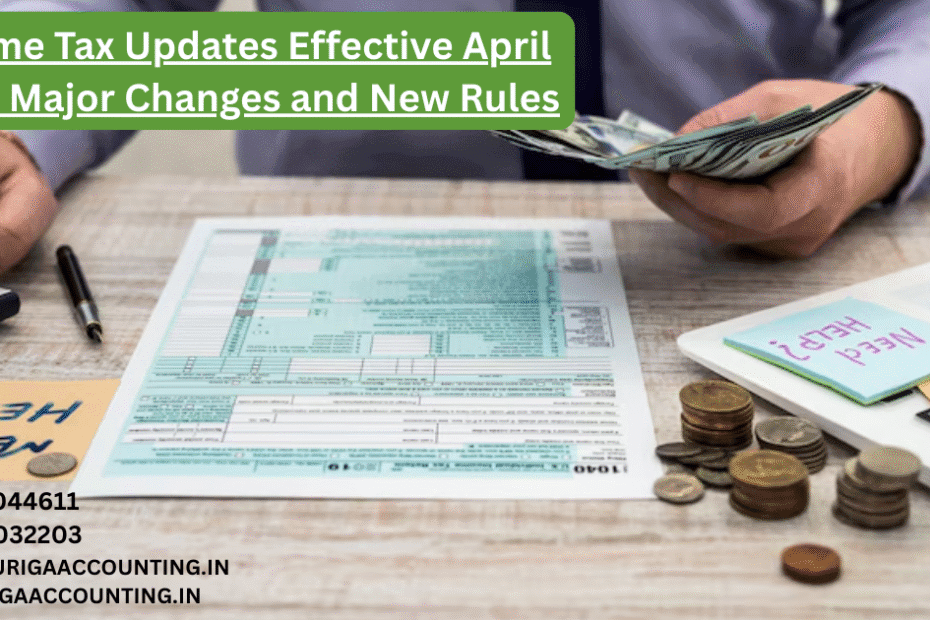 AURIGA ACCOUNTING PRIVATE LIMITED Income Tax Updates Effective April 2025 Major Changes and New Rules