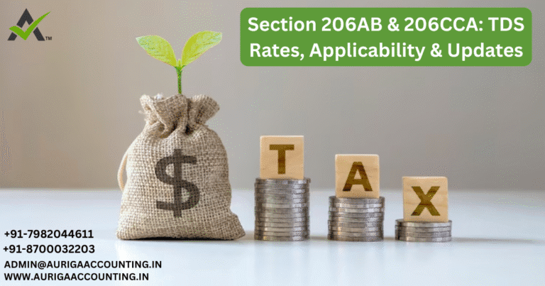 Section 206AB & 206CCA TDS Rates, Applicability & Updates