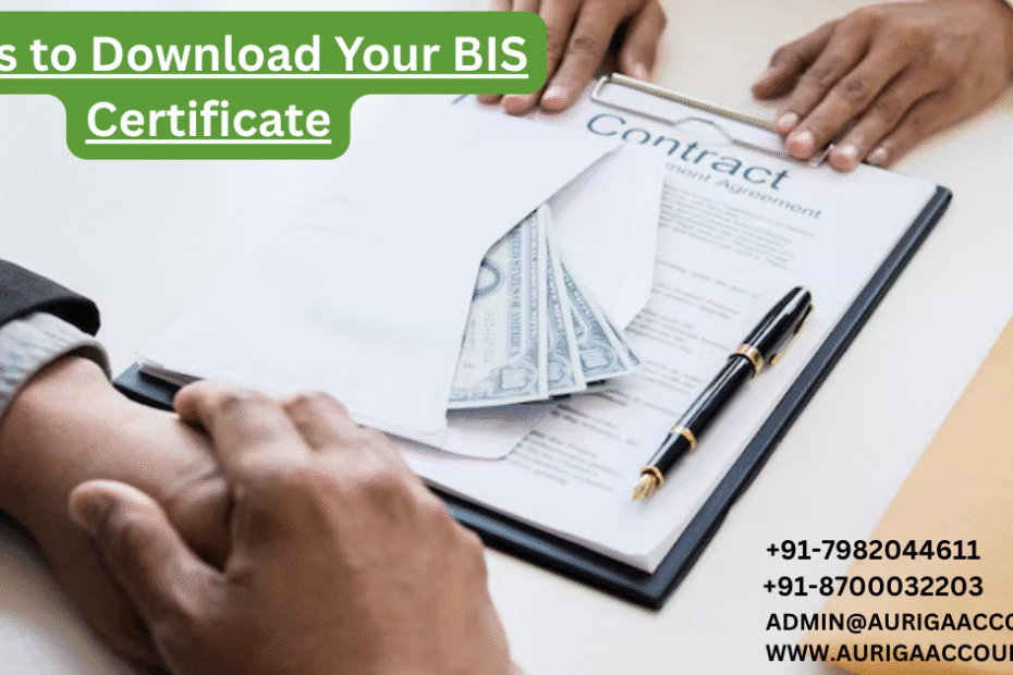 AURIGA ACCOUNTING PRIVATE LIMITED Steps to Download Your BIS Certificate 1