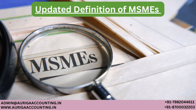 Updated Definition of MSMEs