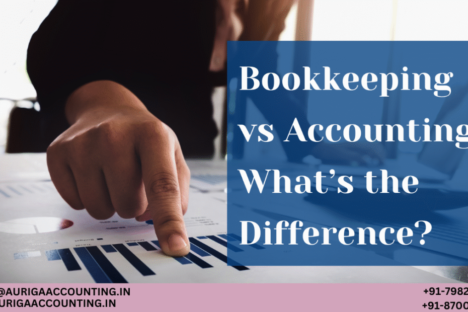 AURIGA ACCOUNTING PRIVATE LIMITED Difference Between Bookkeeping vs. Accounting