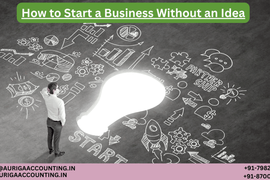 AURIGA ACCOUNTING PRIVATE LIMITED How to Start a Business Without an Idea