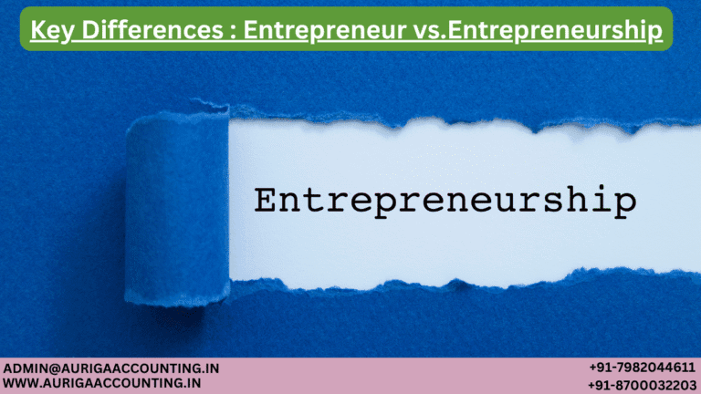 Key Differences Entrepreneur vs