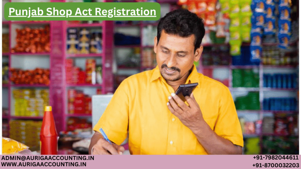 Punjab Shop Act Registration 1 AURIGA ACCOUNTING PRIVATE LIMITED AURIGA ACCOUNTING PRIVATE LIMITED Punjab Shop Act Registration