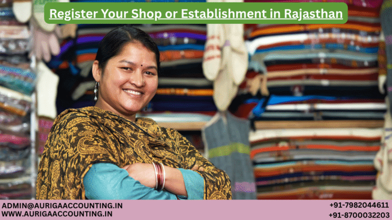 Register Your Shop or Establishment in Rajasthan