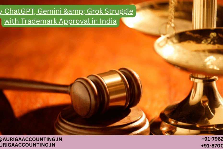 AURIGA ACCOUNTING PRIVATE LIMITED Why ChatGPT Gemini amp Grok Struggle with Trademark Approval in India