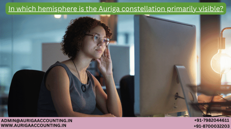 In which hemisphere is the Auriga constellation primarily visible