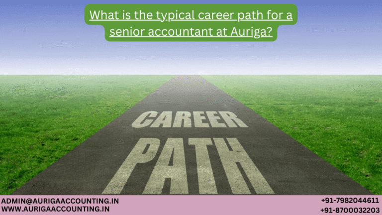 What is the typical career path for a senior accountant at Auriga