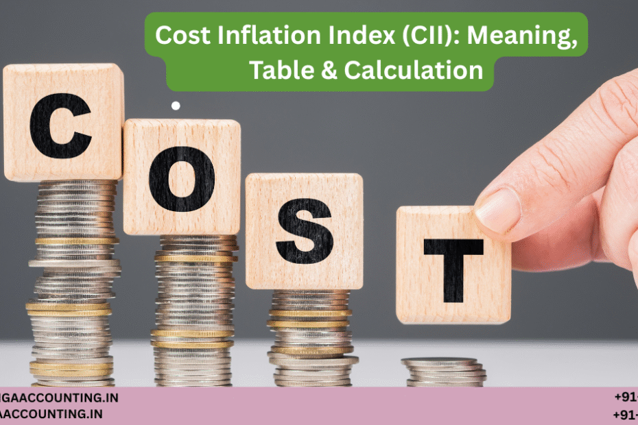 AURIGA ACCOUNTING PRIVATE LIMITED Cost Inflation Index CII Meaning Table Calculation