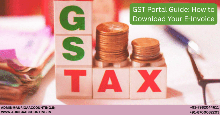 GST Portal Guide How to Download Your E-Invoice
