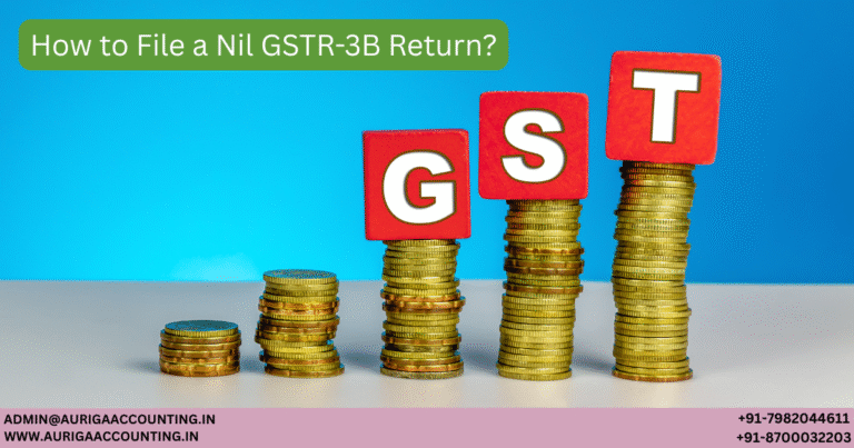 How to File a Nil GSTR-3B Return