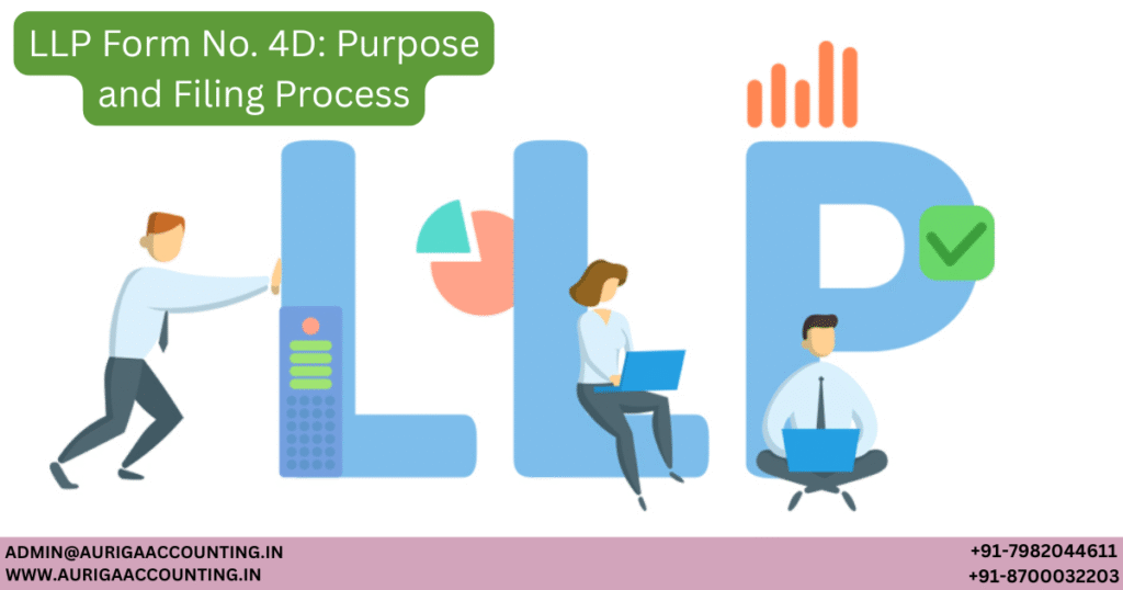 AURIGA ACCOUNTING PRIVATE LIMITED LLP Form No. 4D Purpose and Filing Process