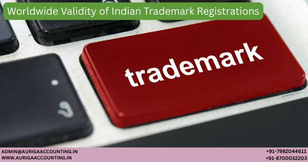 AURIGA ACCOUNTING PRIVATE LIMITED Worldwide Validity of Indian Trademark Registrations