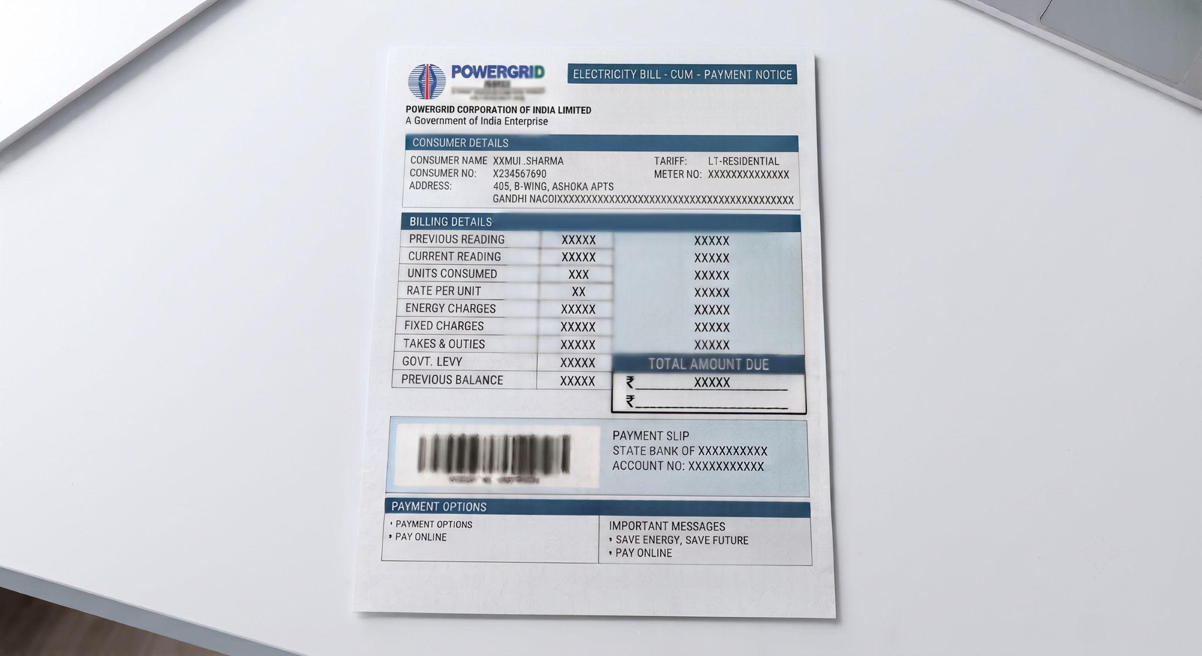 Company Registration @ 1999 13 AURIGA ACCOUNTING PRIVATE LIMITED Utility Bill