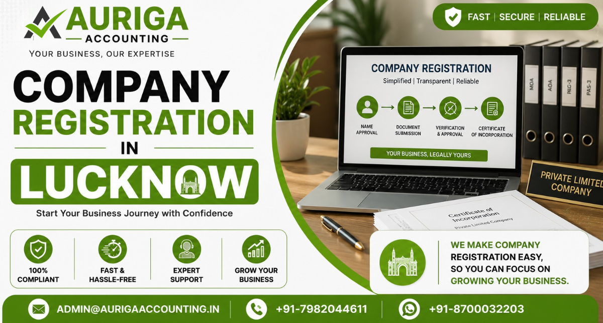 Company Registration in Lucknow by Auriga Accounting